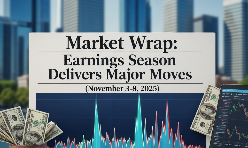Indian Market Weekly Wrap: Big Moves as Earnings Season Heats Up (Nov 3–8, 2025)