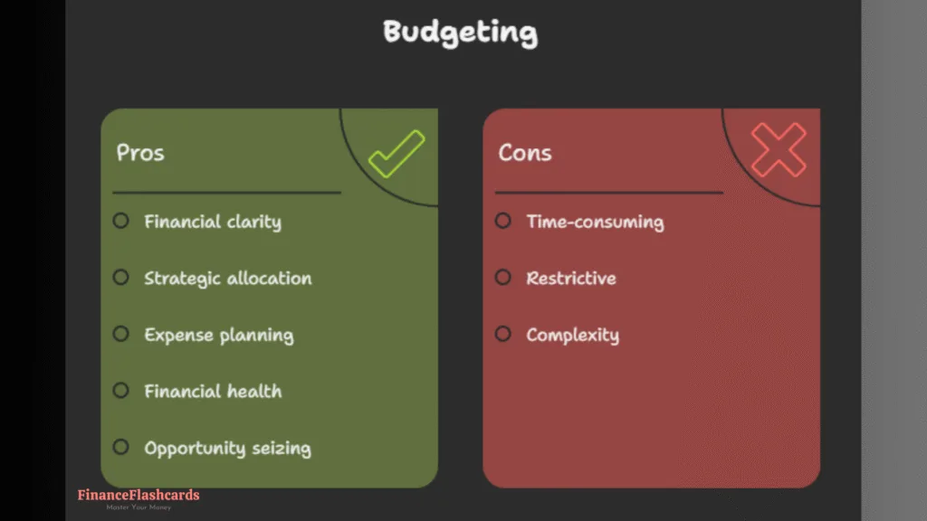 Budgeting pros and cons